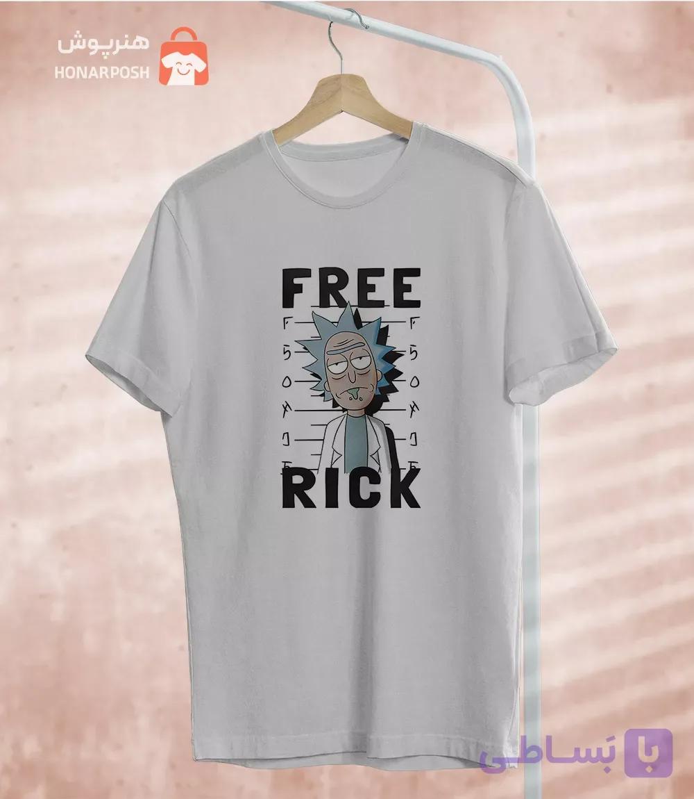 تیشرت Rick Sanchez طرح Free Rick