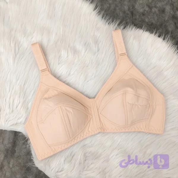 سوتین بدون فنر اعلا مدل پرنیان(کرمی)