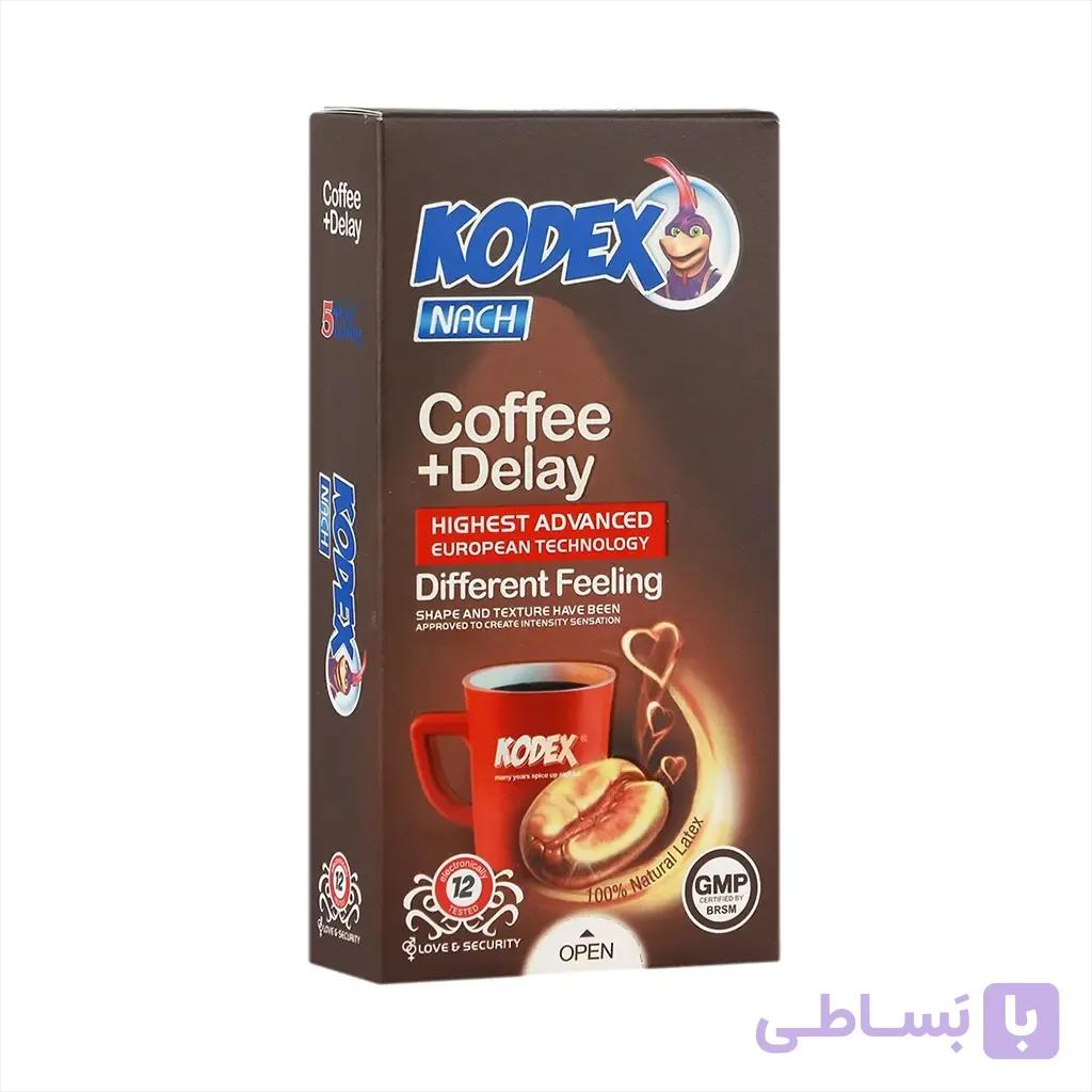 کاندوم تاخیری کافئین دار کدکس 12 عددی