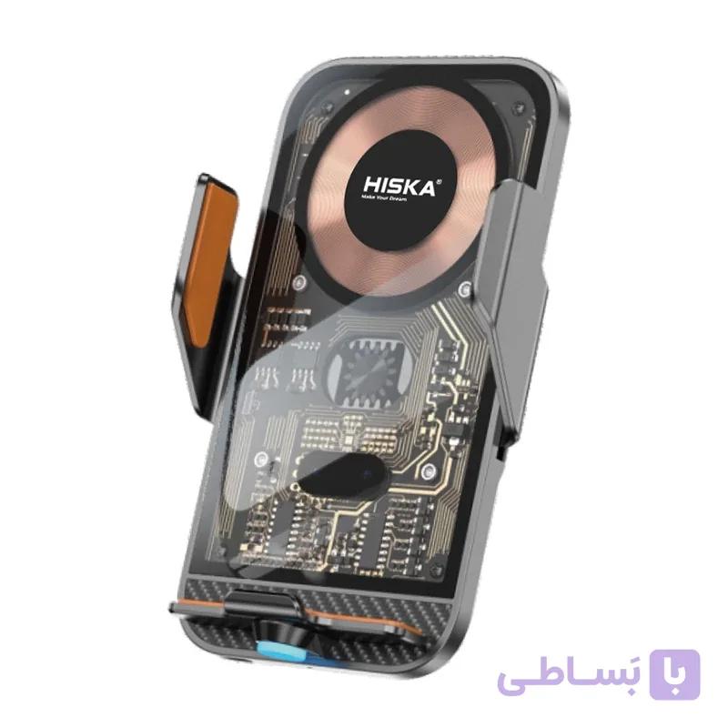 هولدر و شارژر وایرلس موبایل هیسکا مدل HK-2351W_تی ماتریکس
