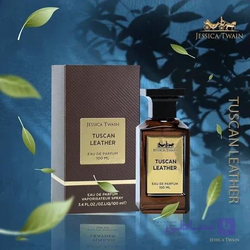 عطر مردانه تام فورد توسکان لدر جسیکا توین فرانسه - اورجینال - ماندگاری و پخش بو عالی