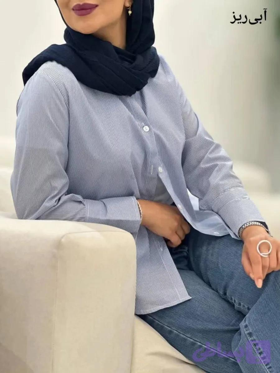 شومیز زنانه لینن نخ L2157