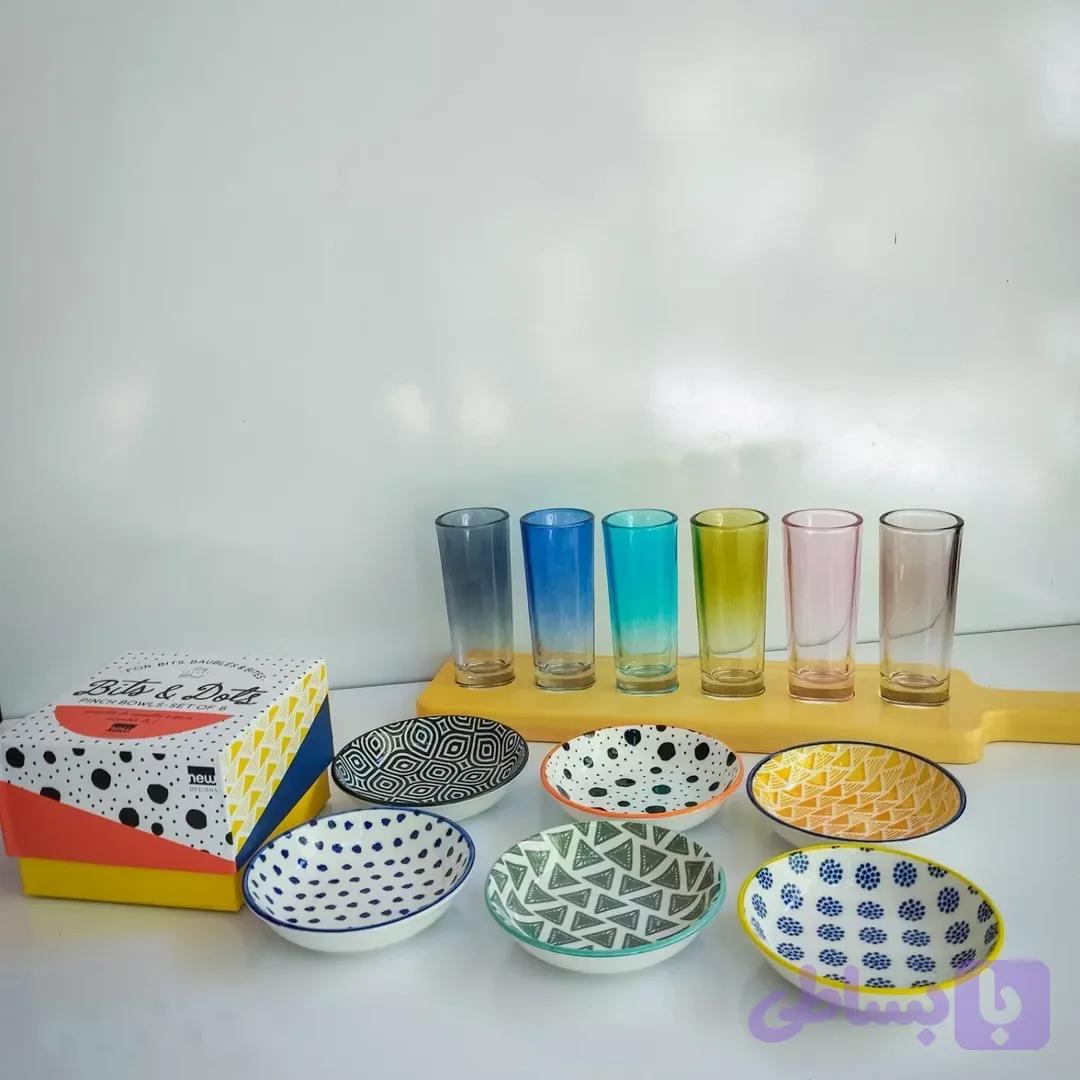 مزهخوری رنگی دنی هوم سایز ۹ سانت