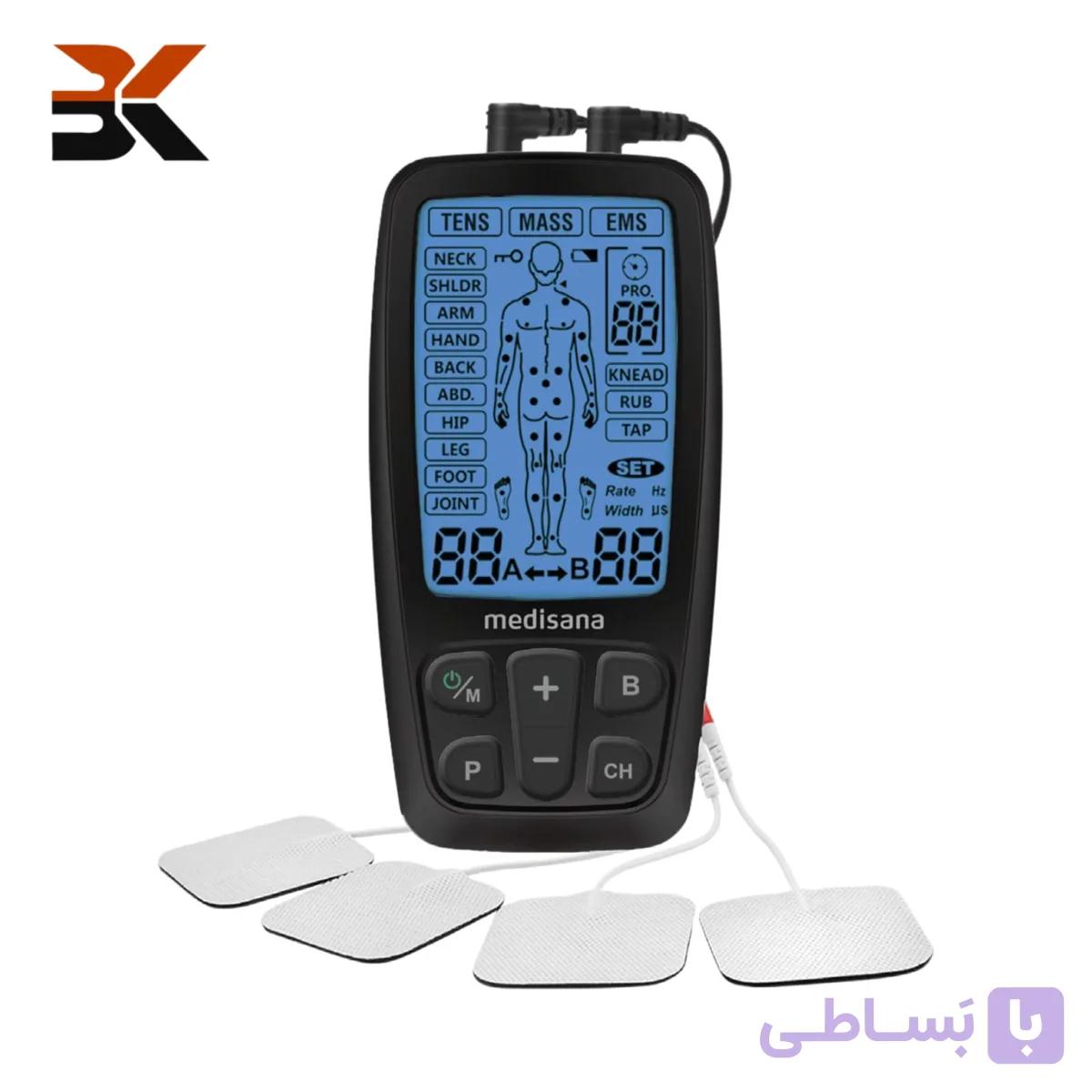 دستگاه تنس و EMS مدیسانا مدل TT 205 ماساژور الکتروتراپی 3 کاره تسکین درد و تقویت عضلات با 60 برنامه — تصویر 1