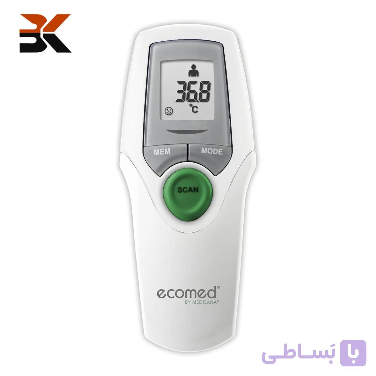 تب‌سنج دیجیتال مادون قرمز ایکومد مدل TM-65E  دماسنج پیشانی و چندکاره برای نوزاد، کودک و بزرگسال — تصویر 1