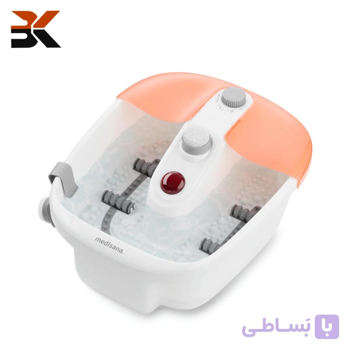 ماساژور و وان پا مدیسانا مدل FS 883 فوت اسپا برقی با گرمایش آب، ماساژ ویبره و پدیکور حرفه‌ای — تصویر 1