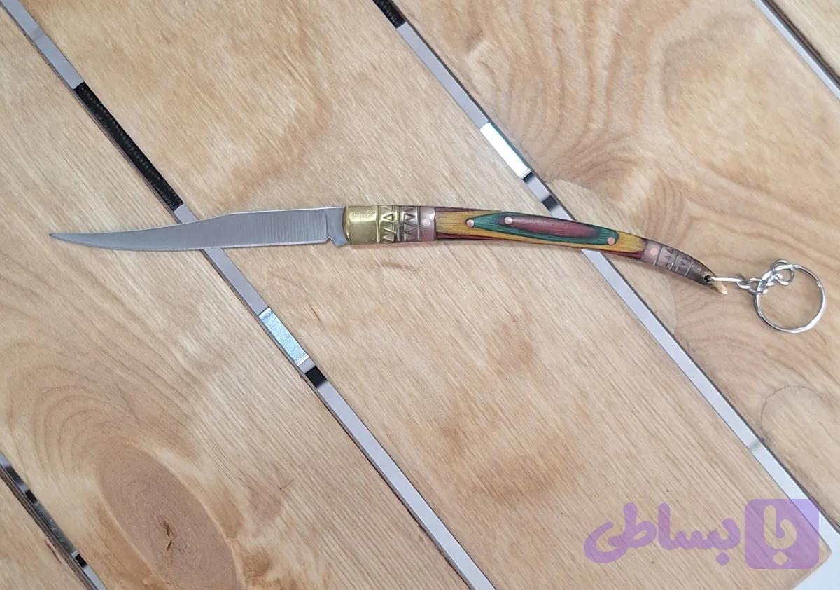 چاقو جیبی تاشو ماری سایز بزرگ — تصویر 1