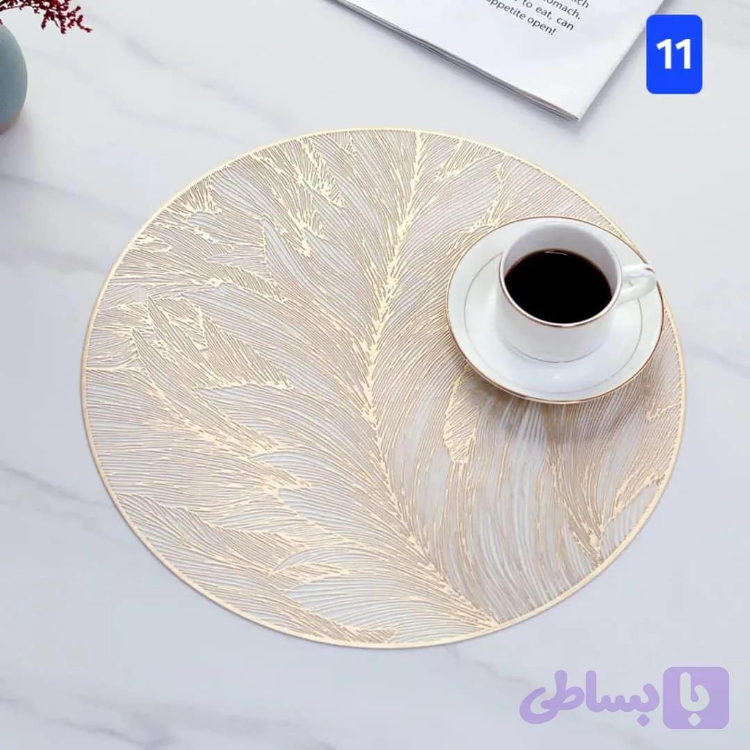 زیر بشقابی طرح گندم
