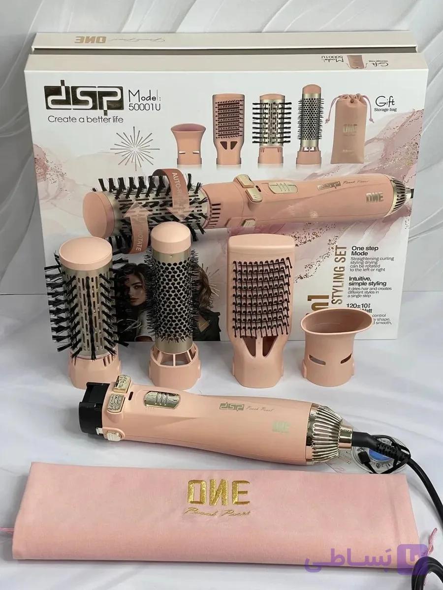 سشوار برس‌دار چرخشی دی اس پی (DSP) مدل 50001U – حالت دهنده حرفه‌ای مو — تصویر 1
