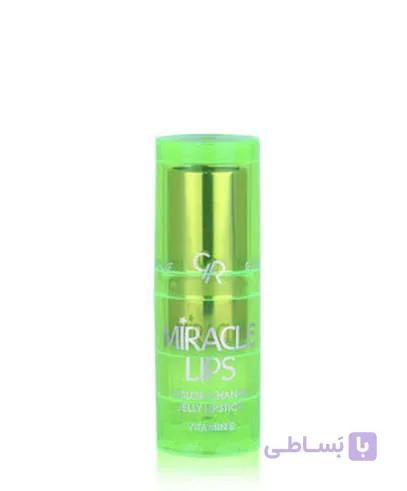 رژ لب حرارتی ژله ای گلدن رز Golden rose مدل Miracle Lips شماره 102 رنگ Bright Pink — تصویر 1