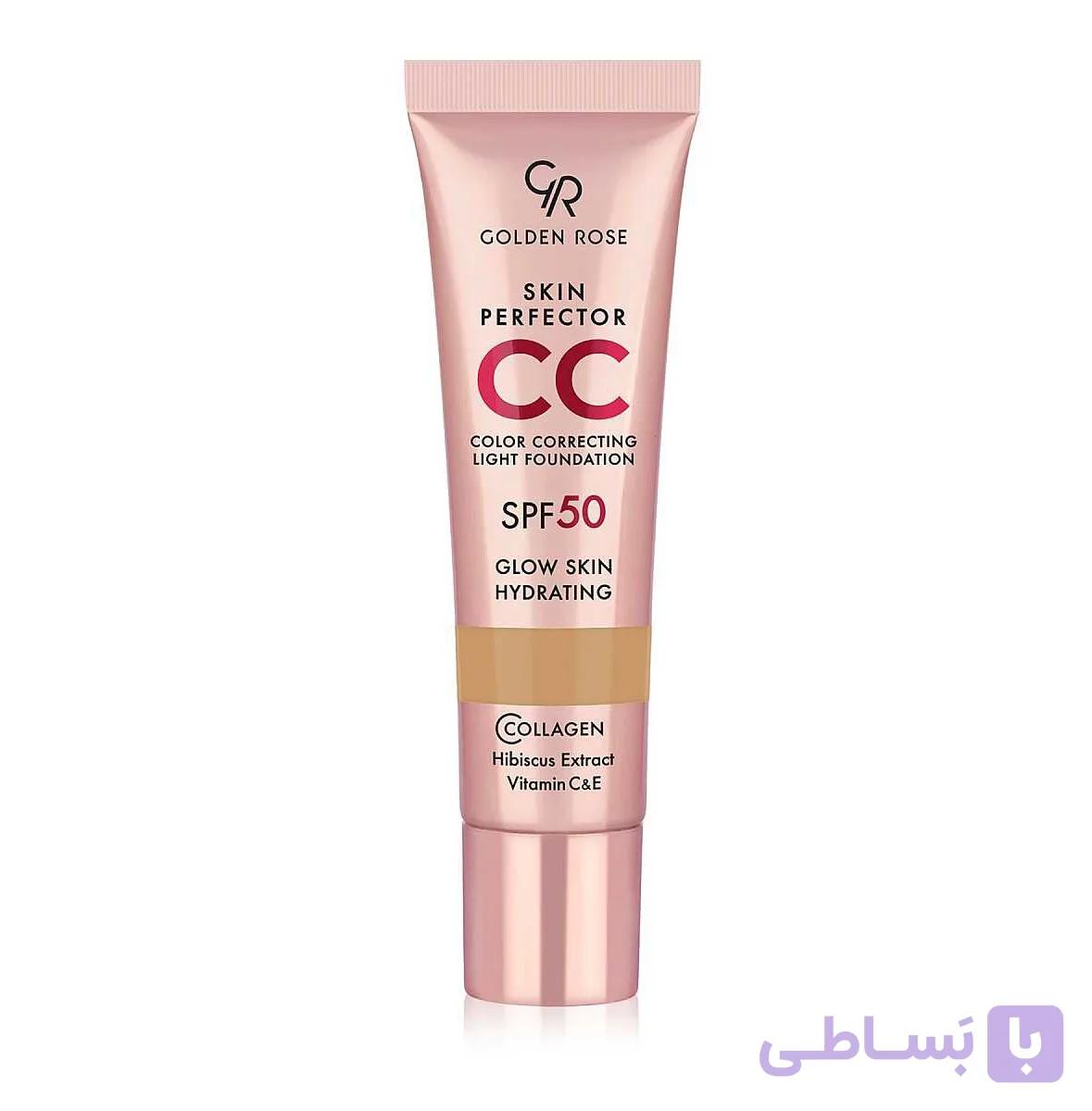 سی سی کرم گلدن رز Golden Rose مدل Skin Perfect رنگ Nude شماره 103 — تصویر 1