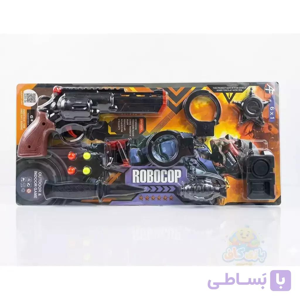 ست تفنگ هفت تیر پلیسی روبو کاپ — تصویر 1