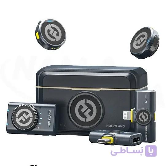 ست میکروفن بی سیم هالی لند مدل Lark M2 مجموعه 2 عددی پک کمبو
