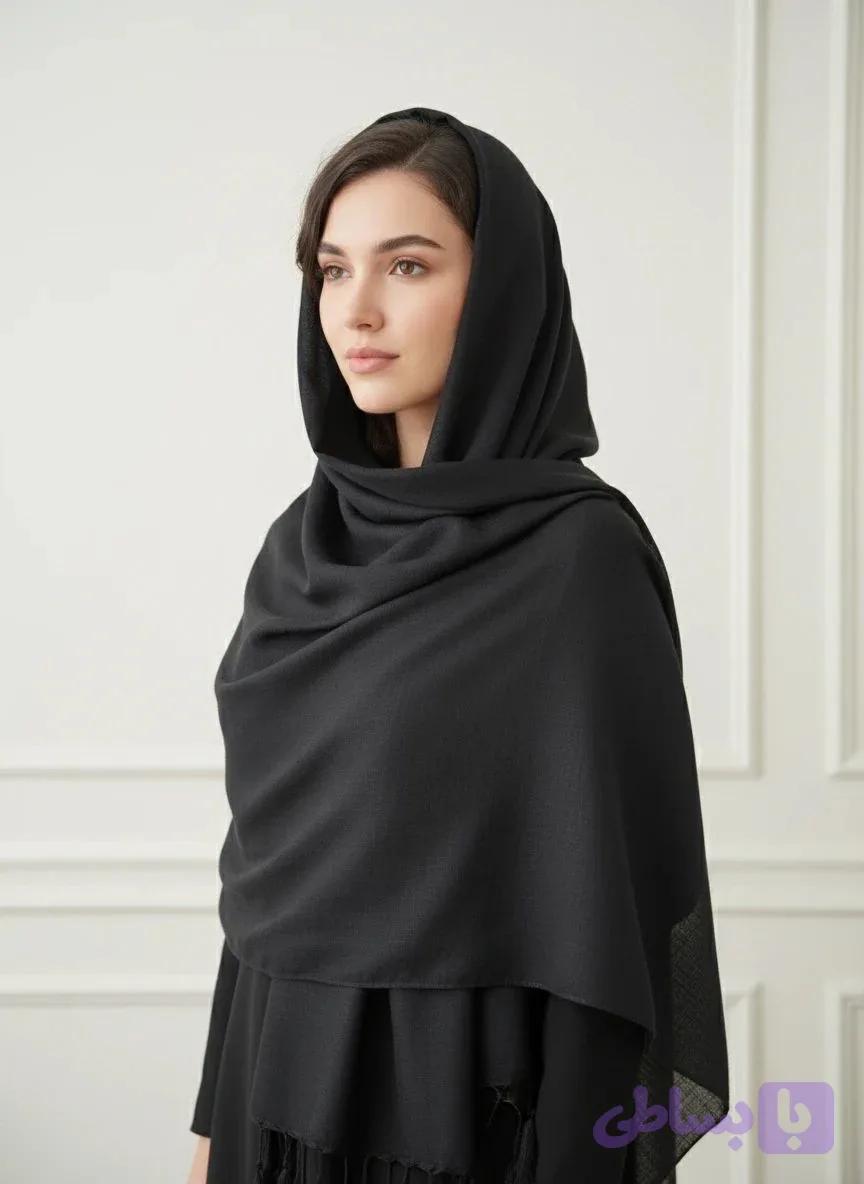 شال زنانه نخی ساده سبک و راحت
