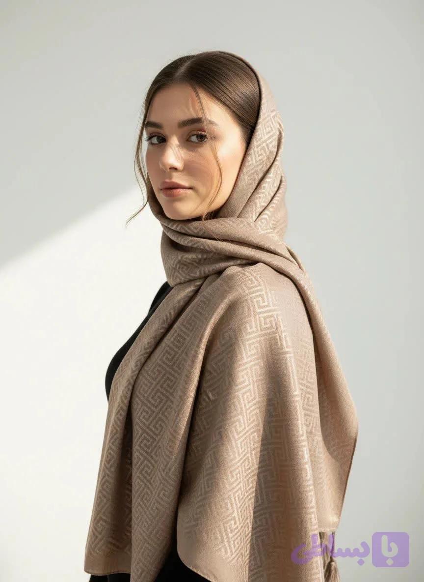 شال زنانه مجلسی مدل درختی ورساچه