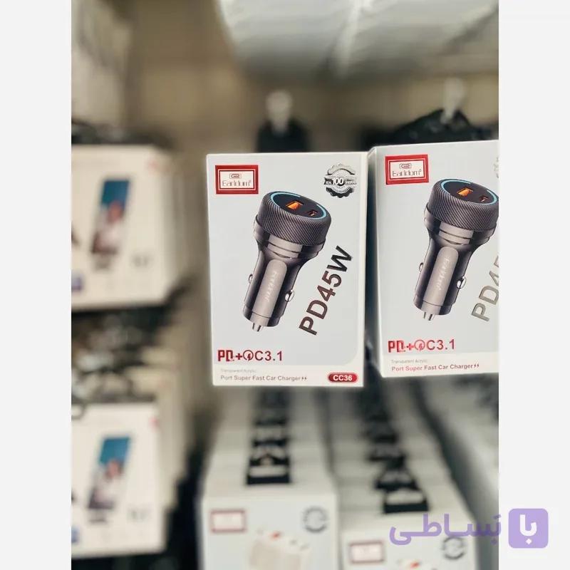 شارژر فندکی Earldom PD45W مدل CC36