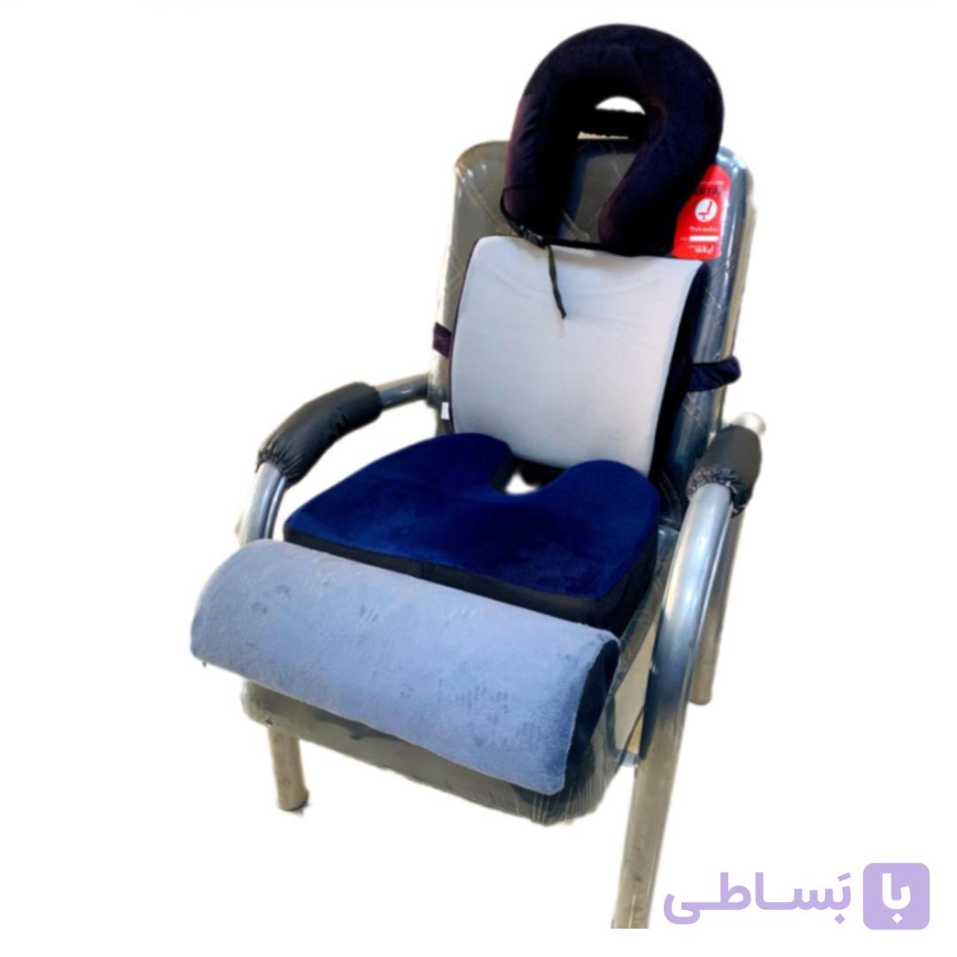پکیج مموری فوم طبی ویژه(نشیمن دنبالچه + پشت کمری + دورگردنی طبی + نیم دایره چند کاره)