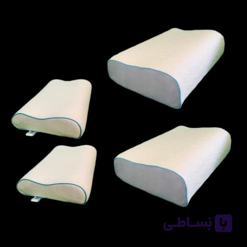 پکیج چهار عددی بالش طبی موج ( دو عدد سایز XL و دو عدد سایز s - مموری فوم )