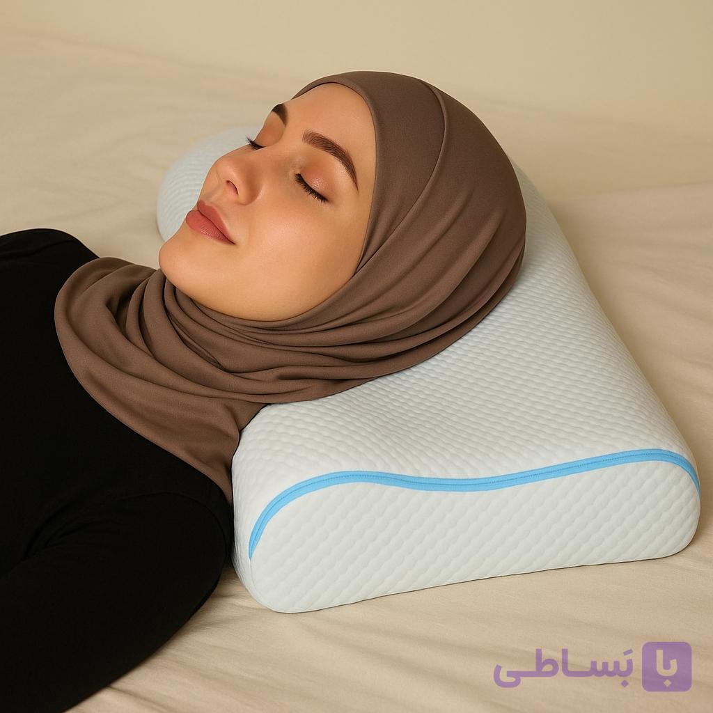 بالش طبی (مموری فوم ) مدل موج سایز S