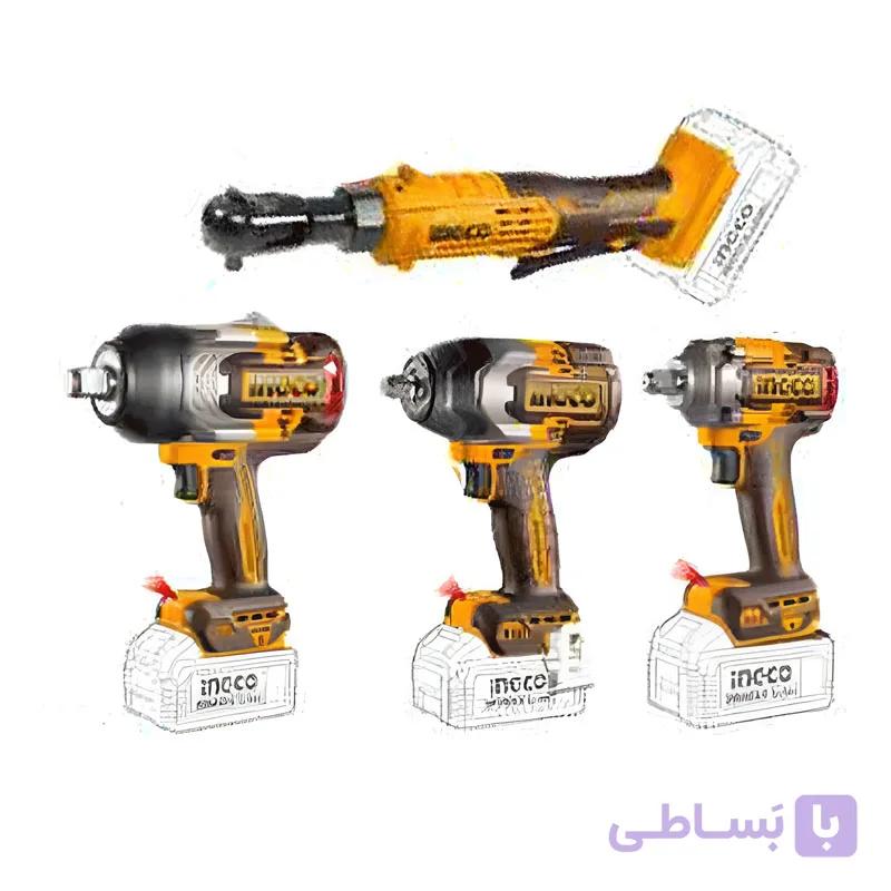 ست ترکیبی بکس شارژی 4 عددی اینکو مدل COSLI250783 — تصویر 1