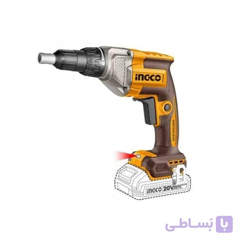 اسکروگان تنه خالی 20 ولت اینکو مدل CDSLI20428 — تصویر 1
