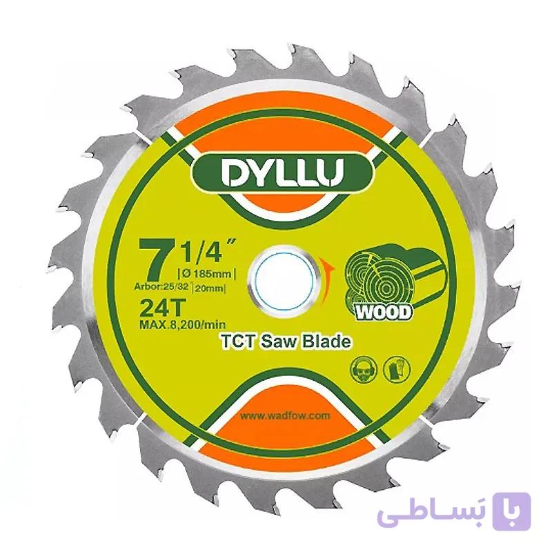 دیسک الماسه 185 میلی متری 24 دندانه دایلو مدل DTTC1K04 — تصویر 1