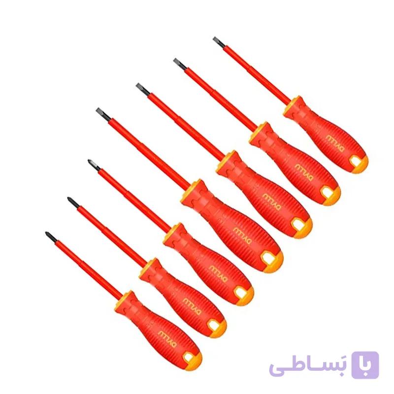 ست 7 عددی پیچ گوشتی عایق دار دایلو مدل DTSS7407 — تصویر 1