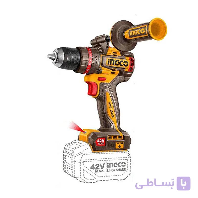 دریل چکشی شارژی براشلس اینکو مدل CIDLI429982 — تصویر 1