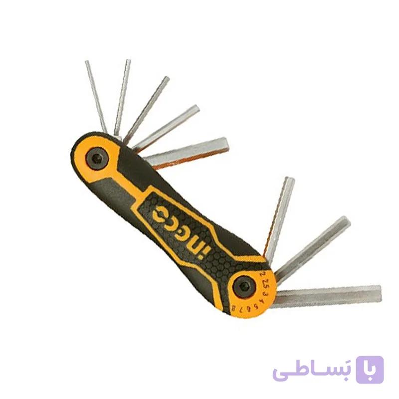 ست آچار آلن چاقویی 8 عددی اینکو مدل HHK14081 — تصویر 1