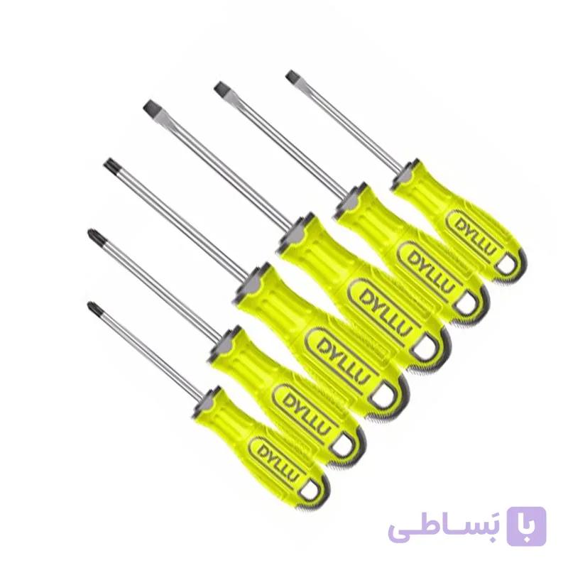 ست 6 عددی پیچ گوشتی دایلو مدل DTSSA406 — تصویر 1