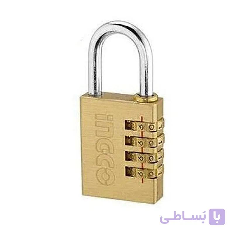 قفل آویز برنج رمزی 40 میلی متری اینکو مدل DBCK0404 — تصویر 1