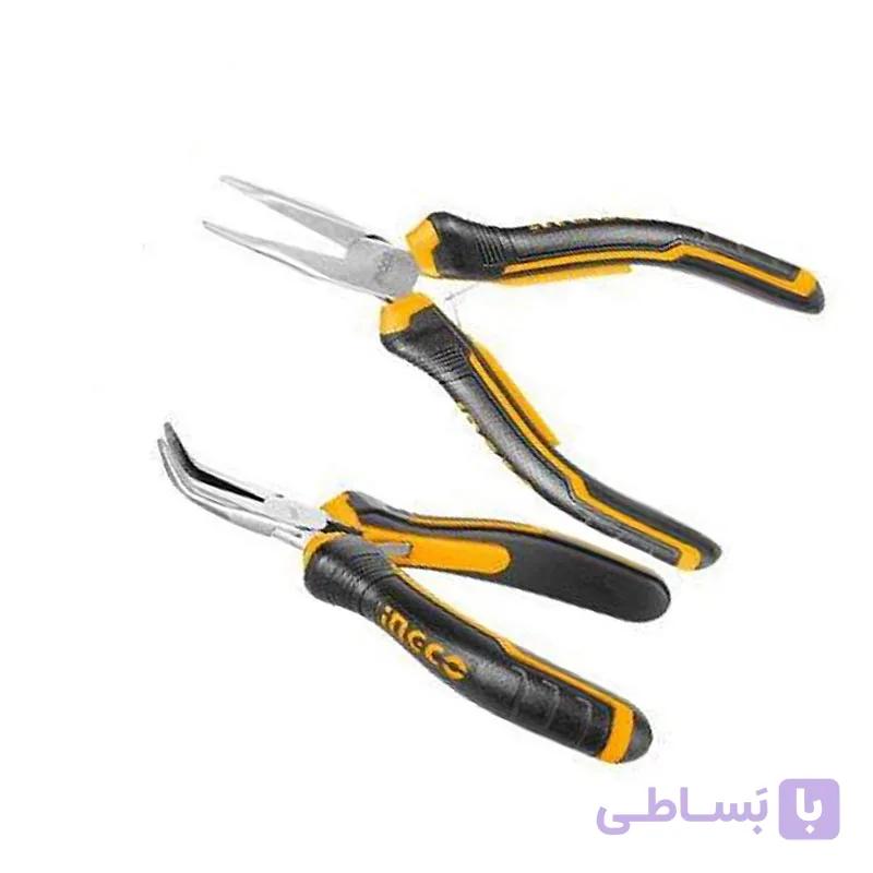 انبر دم باریک دم کج مینیاتوری 4.5 اینچ اینکو مدل HMBNP08115 — تصویر 1