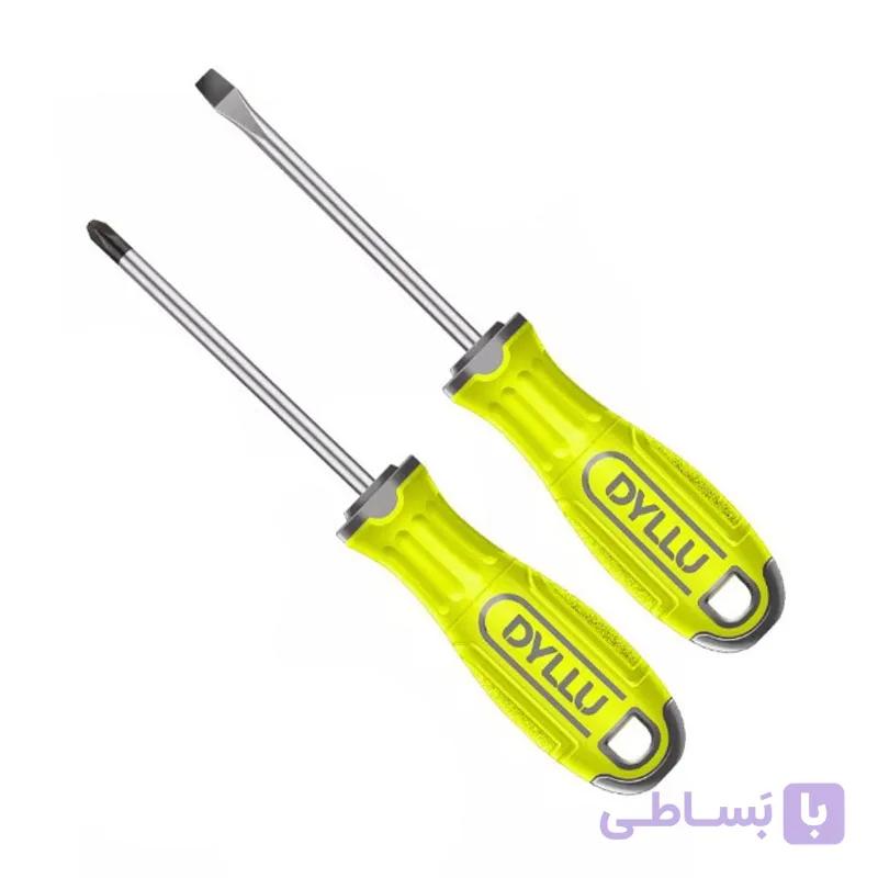 ست 2 عددی پیچ گوشتی 100 میلی متر دایلو مدل DTSS1302 — تصویر 1