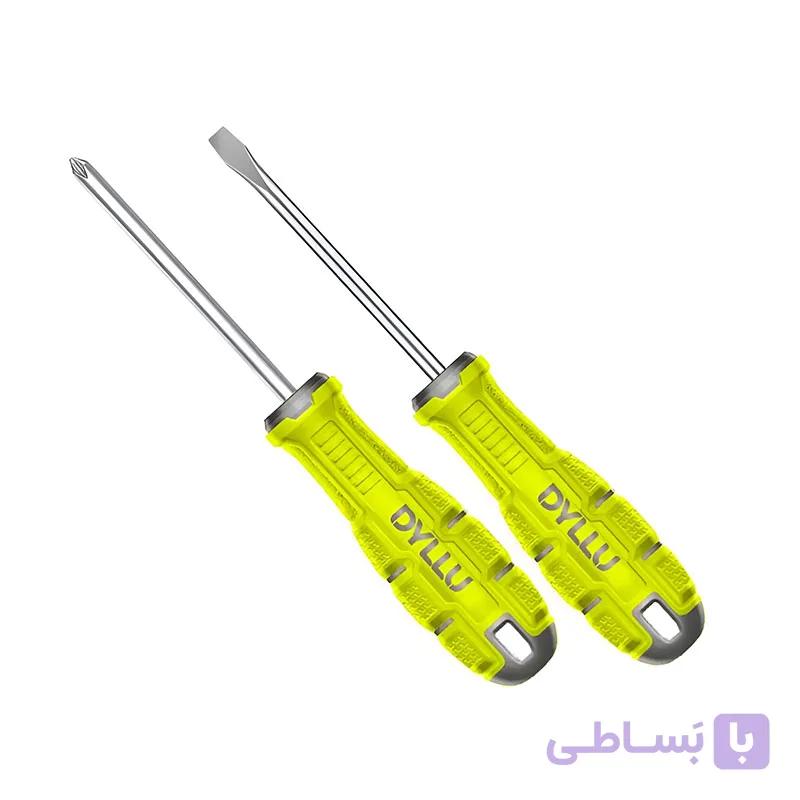 ست 2 عددی پیچ گوشتی 125 میلی متر دایلو مدل DTSSA402 — تصویر 1