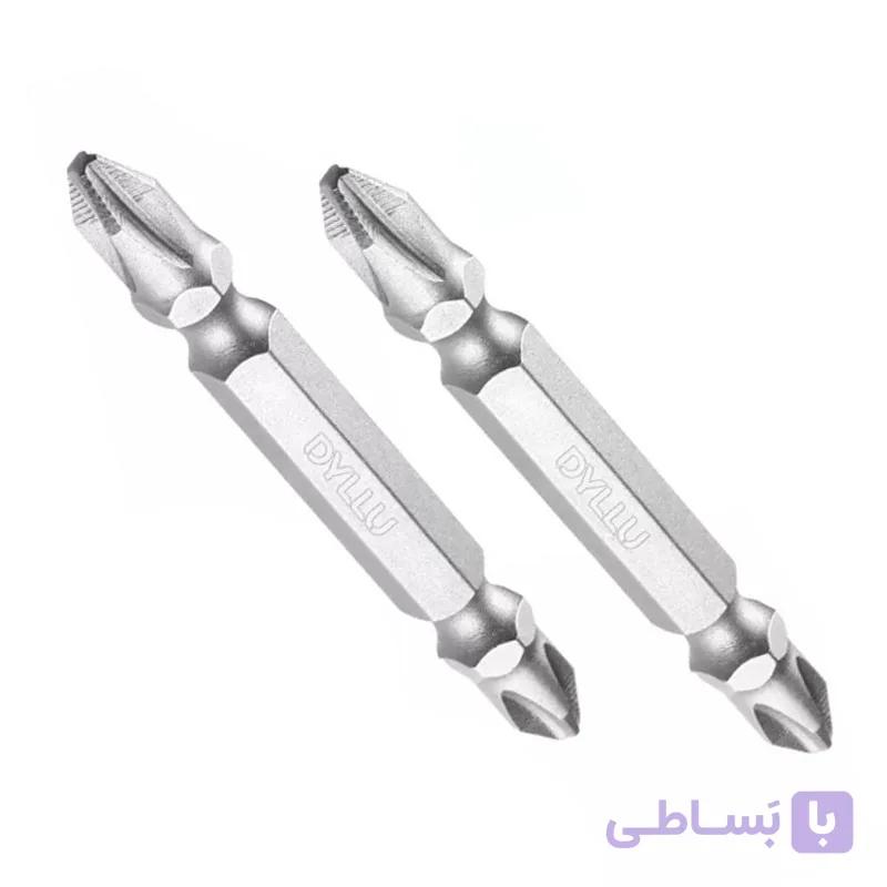 ست 2 عددی سر پیچ گوشتی تخت و چهارسو 65 میلی متر دایلو مدل DTSV0K11 — تصویر 1