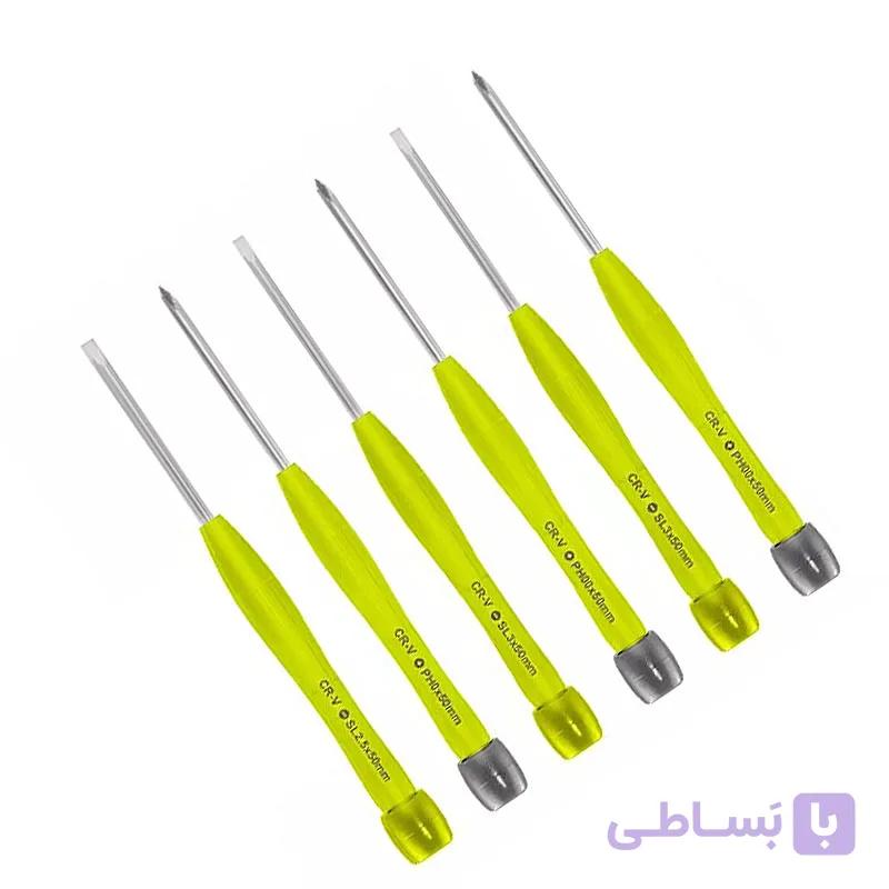 ست 6 عددی پیچ گوشتی ریز ساعتی دایلو مدل DTSS2B06 — تصویر 1