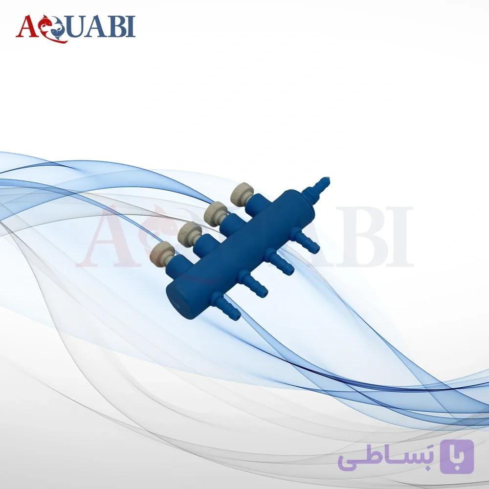 ترمینال تقسیم هوای آکواریوم 1 به 4 حرفه ای DEX-4 — تصویر 1