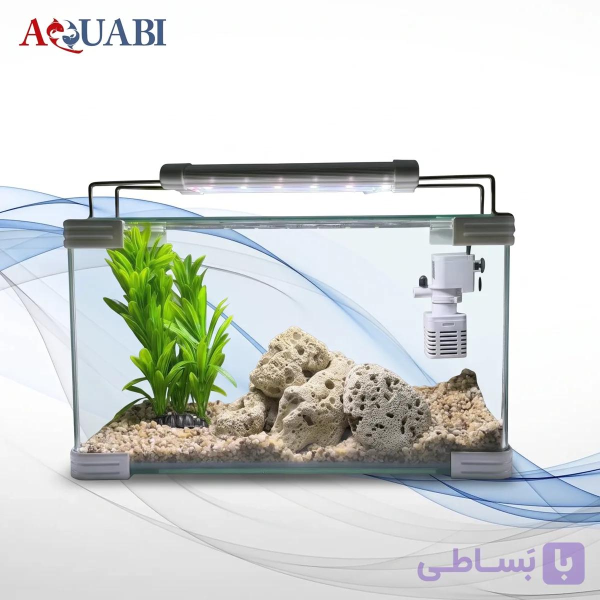 آکواریوم دلسا DL-350 با تجهیزات — تصویر 1