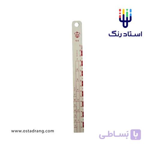 خط کش مدرج کوچک (21.5 سانت) — تصویر 1