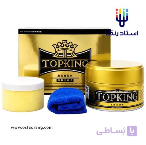 سرامیک واکس جامد تاپ کینگ TOPKING Coating Wax واکس براق‌کننده و آبگریز بدنه خودرو — تصویر 1