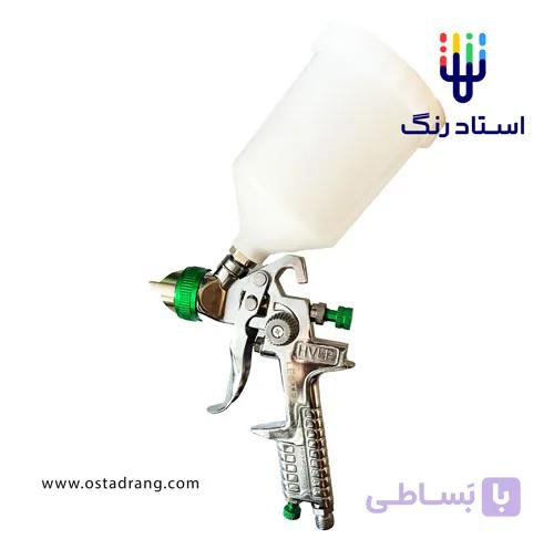 پیستوله رنگ سه تنظیم لئوتک مدل H-827 سوزن 1/4 — تصویر 1