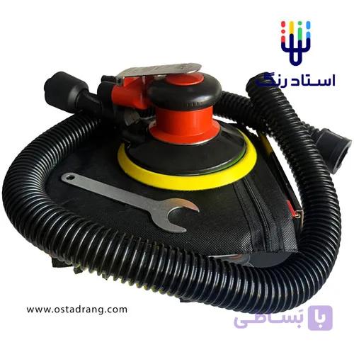دستگاه پولیش سنباده زن بادی پر قدرت آوات (12000) اوربیتال سایز 150 میلی متر مدل Air Orbital Sander With Vacuum (وکیوم دار) — تصویر 1