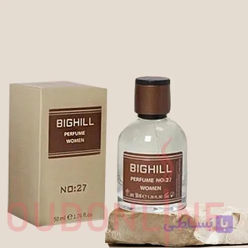ادکلن زنانه بیکیل ( بیگهیل . بیقیل ) Bighill کد 27 رایحه پاکورابان لیدی میلیون paco rabanne Lady Million حجم 50میل — تصویر 1