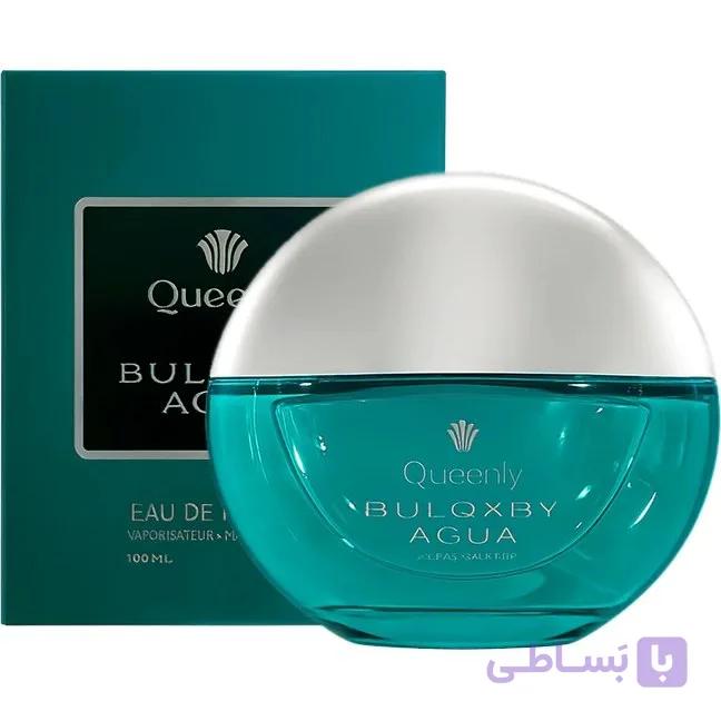 ادو پرفیوم عطر مردانه کویین لی Queenly مدل آکوا بولگاری BULGRY AQUA حجم 100 میل