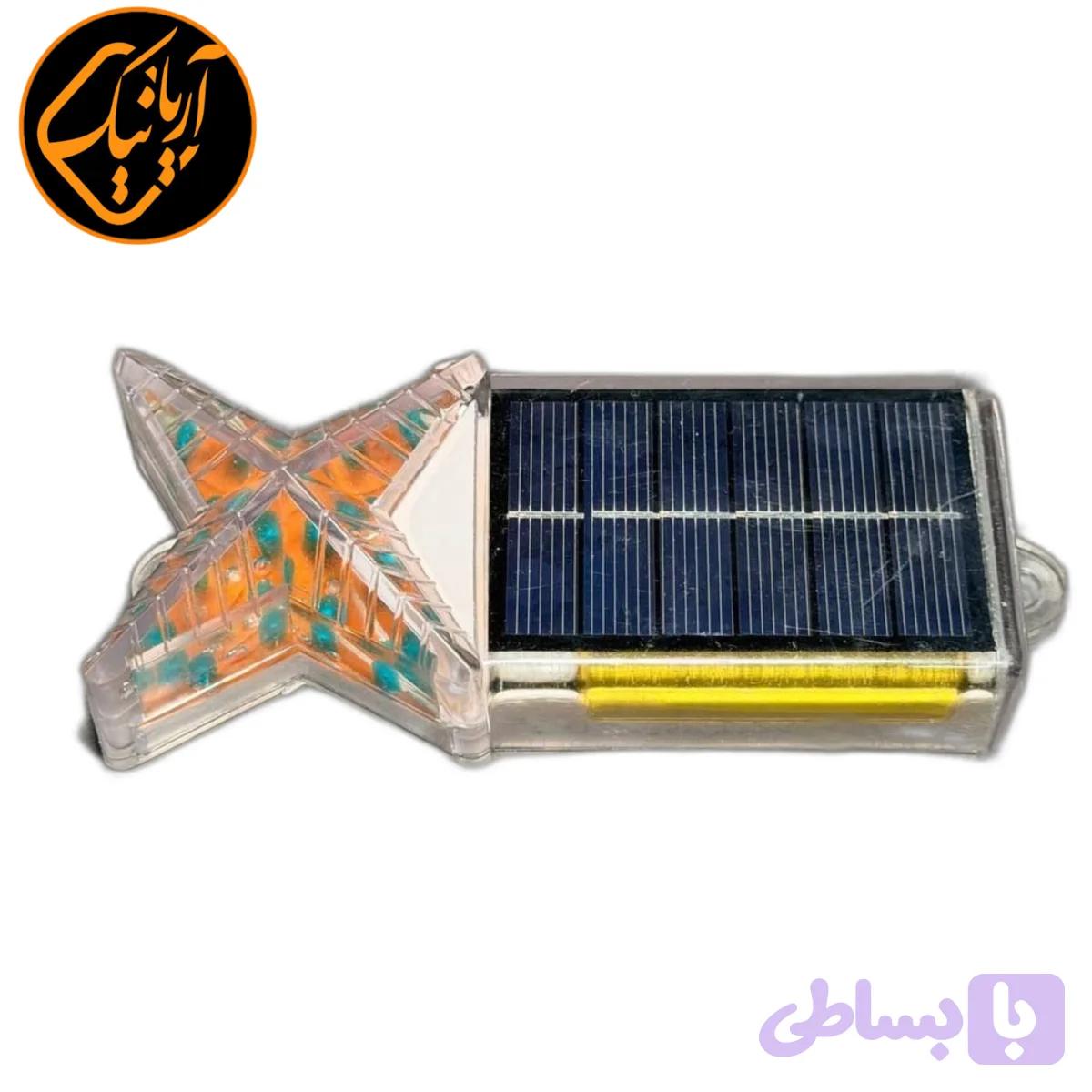 چراغ صابونی چشمک زن خورشیدی مدل ستاره یک طرفه/اصلی/از تولید به مصرف/کیفیت بی نظیر