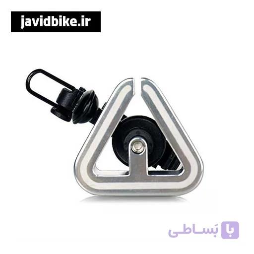 زنگ دوچرخه فلزی N+1 مدل کلاسیک مثلثی | با صدای شفاف و طنین 6 ثانیه‌ای — تصویر 1