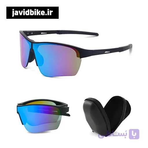 عینک تاشو دوچرخه مدل YOBOCO اسپرت | محافظت UV400، فریم منعطف TR90 و کیف حمل بازویی — تصویر 1