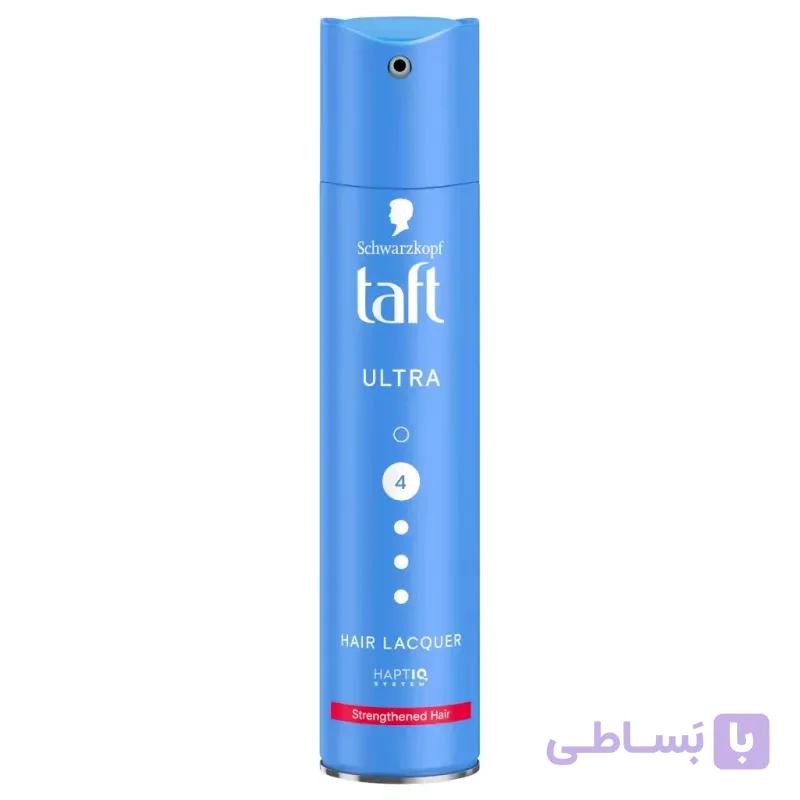 اسپری مو تافت شماره 4 مدل Ultra حجم 250 میلی‌لیتر