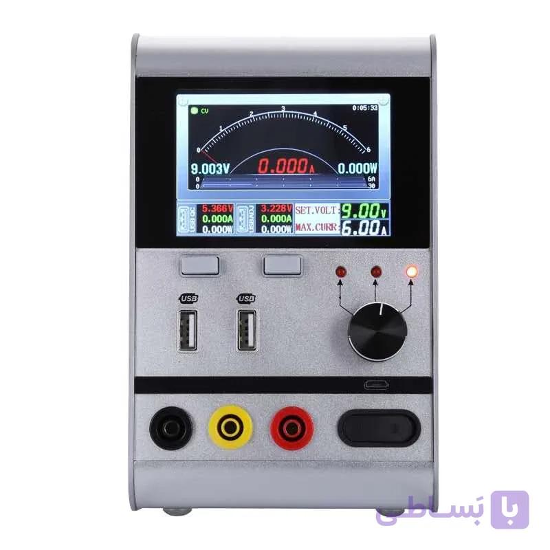 منبع تغذیه تعمیرات DC رومیزی مدل HR3006 خروجی 30 ولت 6 آمپر — تصویر 1
