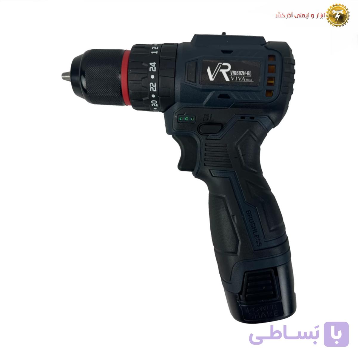 دریل پیچ‌گوشتی چکشی شارژی ویوارکس مدل VR16 — تصویر 1